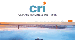 Desktop Screenshot of climatereadinessinstitute.org